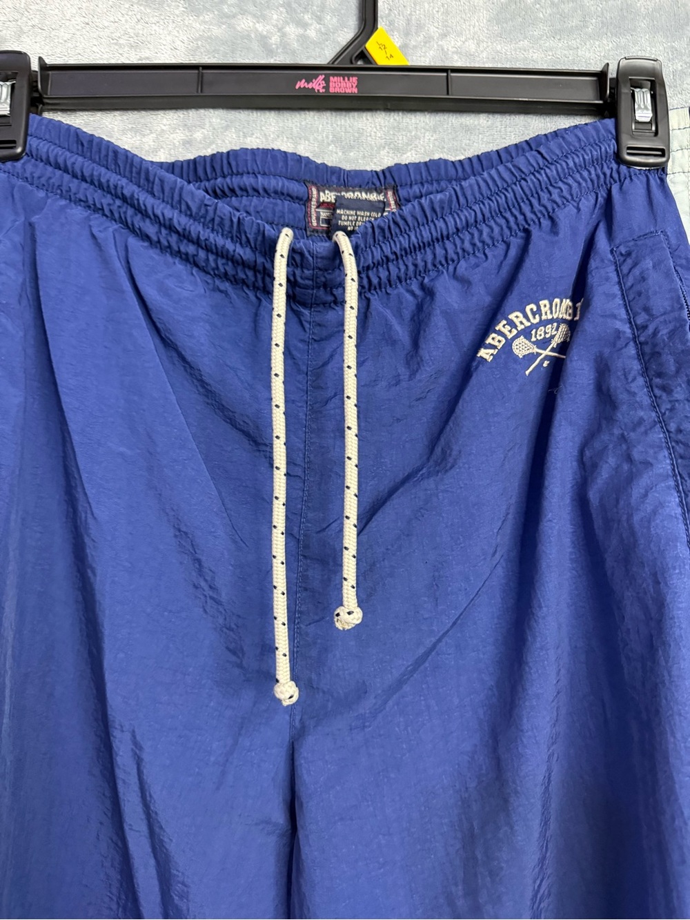 Abercrombie & Fitch Royal Blue Athletic Drawstring Shorts